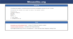 Desktop Screenshot of mouselike.org